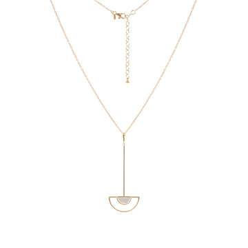 Gargantilha Pendulo Madrepérola ouro 18k